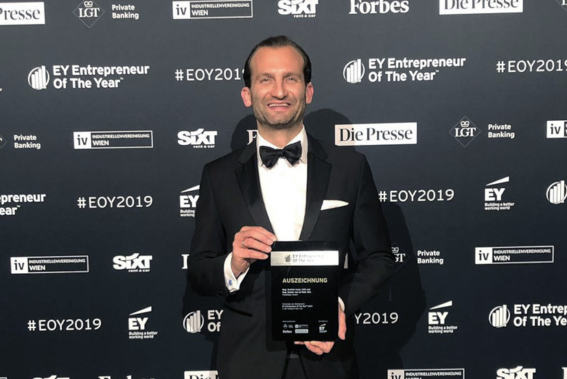sander van de rijdt - ey entrepreneur of the year award 2019