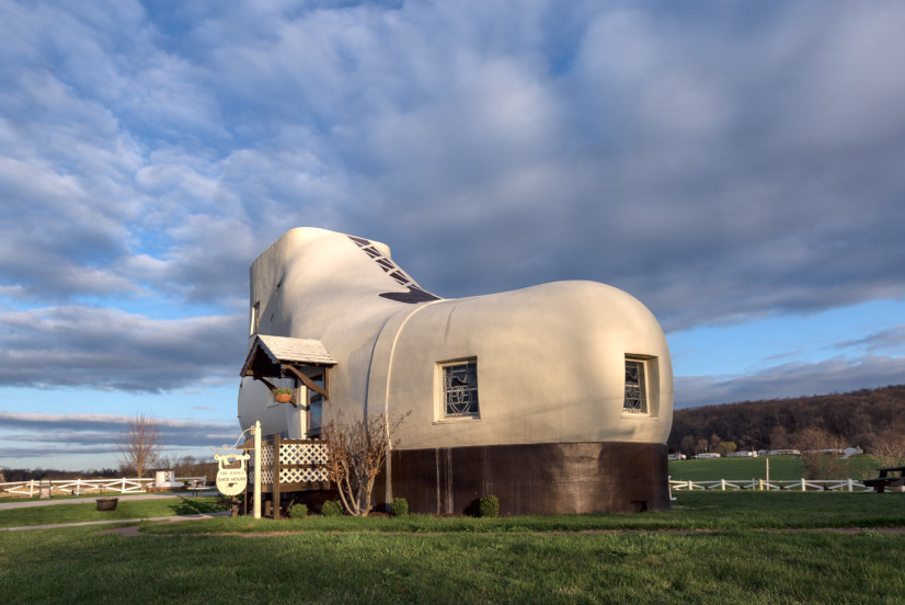 Unusual architecture: Haines Shoe House in Pennsylvania