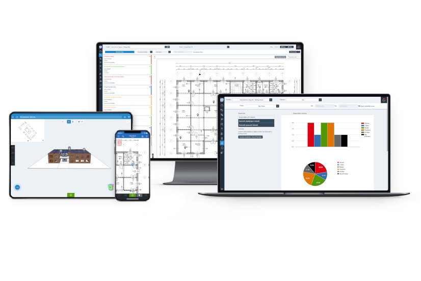 A PlanRadar minden készüléken elérhető – asztali számítógépen és mobilon