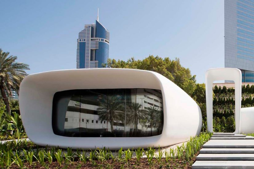 Biuro przyszłości, budynek wydrukowany metodą 3D w Zjednoczonych Emiratach Arabskich